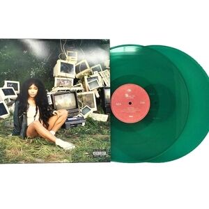 Green Vinyl Record Set